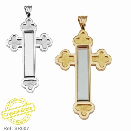 CRYSTAL BIBLE in CLASSIC CROSS