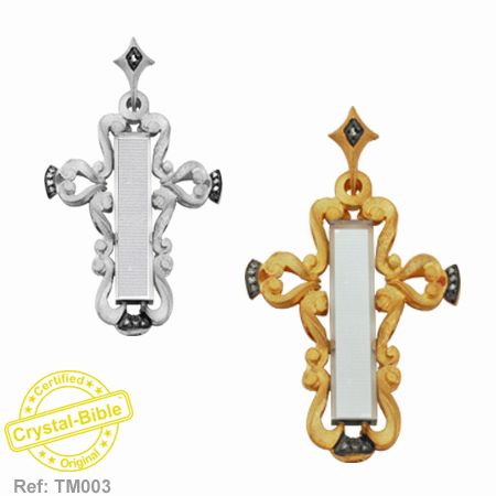 CRYSTAL BIBLE IN SPECIAL CROSS
