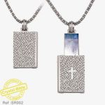CRYSTAL BIBLE in LOCKET BOOK