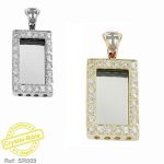 CRYSTAL BIBLE in DIAMONDS PENDANT