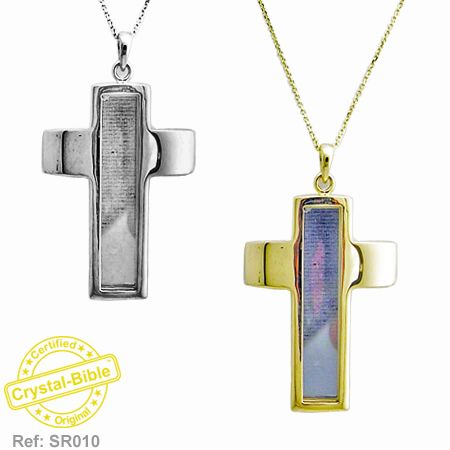 CRYSTAL BIBLE in MODERN CROSS