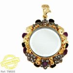CRYSTAL BIBLE in STONES PENDANT