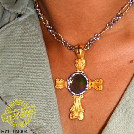 CRYSTAL BIBLE in DIAMONDS PENDANT